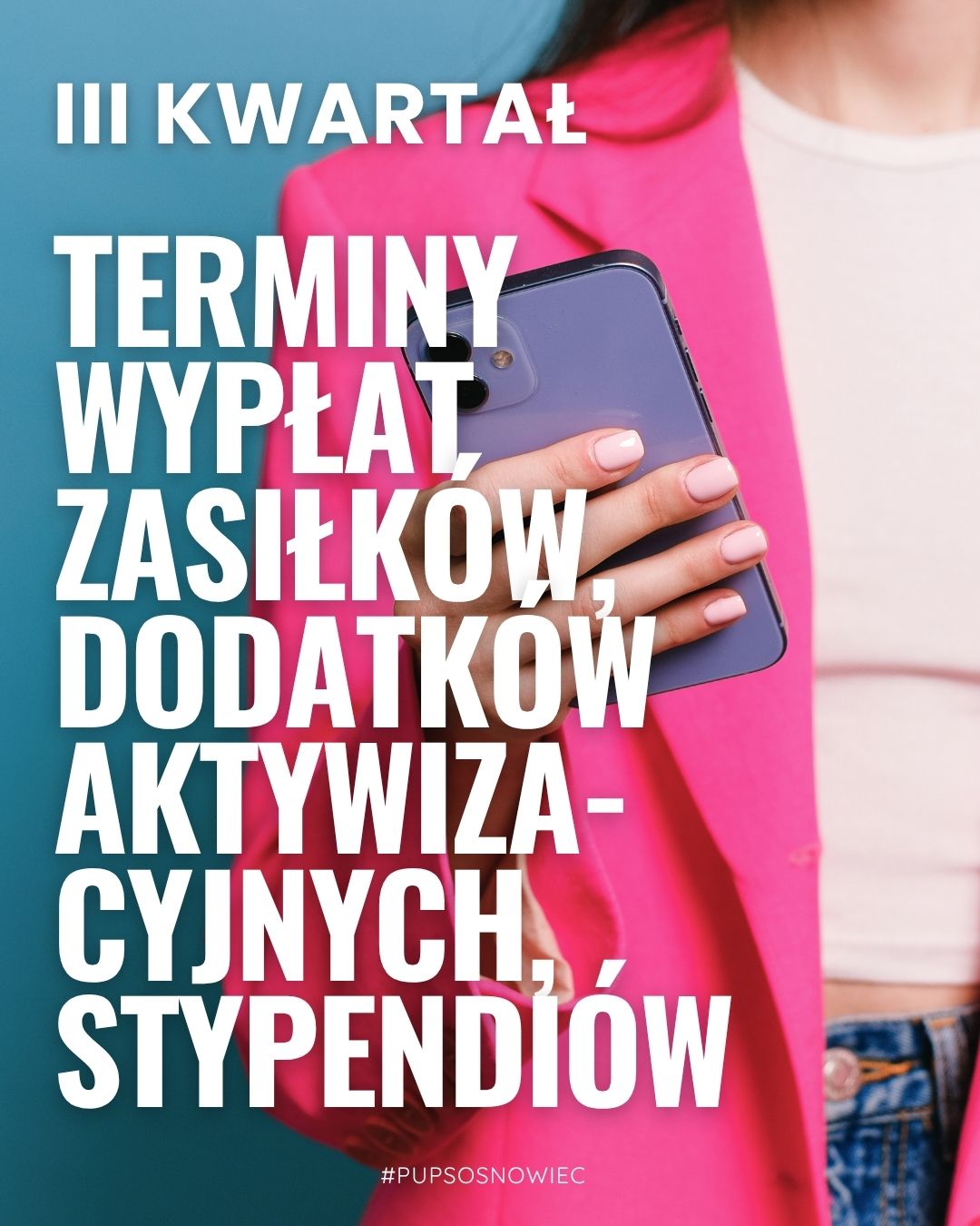 Zdjęcie artykułu III KWARTAŁ: TERMINY WYPŁAT ZASIŁKÓW, DODATKÓW AKTYWIZACYJNYCH, STYPENDIÓW
