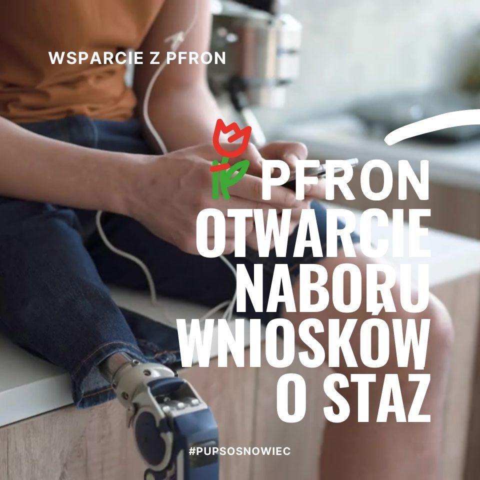 Zdjęcie artykułu 11.02 // OTWARCIE NABORU WNIOSKÓW O STAŻ PFRON