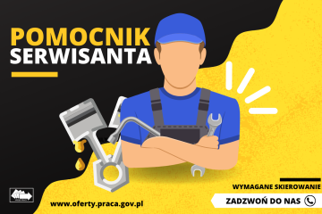 Zdjęcie artykułu OFERTA PRACY: POMOCNIK SERWISANTA Z OBSŁUGĄ KLIENTA
