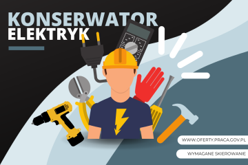 Zdjęcie artykułu OFERTA PRACY: KONSERWATOR - ELEKTRYK