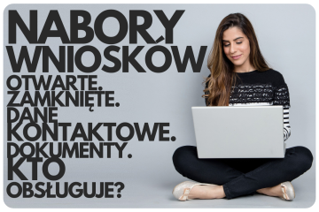 Zdjęcie artykułu INFORMACJA O NABORACH WNIOSKÓW