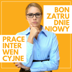 Zdjęcie artykułu PRACE INTERWENCYJNE A MOŻE BON ZATRUDNIENIOWY?