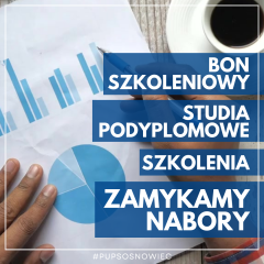 Zdjęcie artykułu 01.06 // ZAMYKAMY NABORY: SZKOLENIA INDYWIDUALNE, BONY SZKOLENIOWE, STUDIA PODYPLOMOWE
