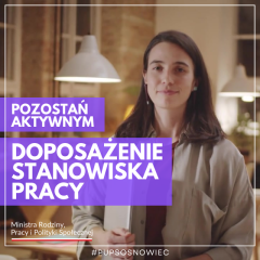 Zdjęcie artykułu REFUNDACJA WYPOSAŻENIA LUB DOPOSAŻENIA STANOWISKA PRACY // POZOSTAŃ AKTYWNYM