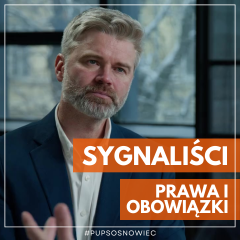 Zdjęcie artykułu „SYGNALIŚCI-PRAWA I OBOWIĄZKI” NAJWAŻNIEJSZE INFORMACJE