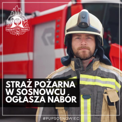 Zdjęcie artykułu KOMENDA MIEJSKA PAŃSTWOWEJ STRAŻY POŻARNEJ W SOSNOWCU SZUKA PRACOWNIKA